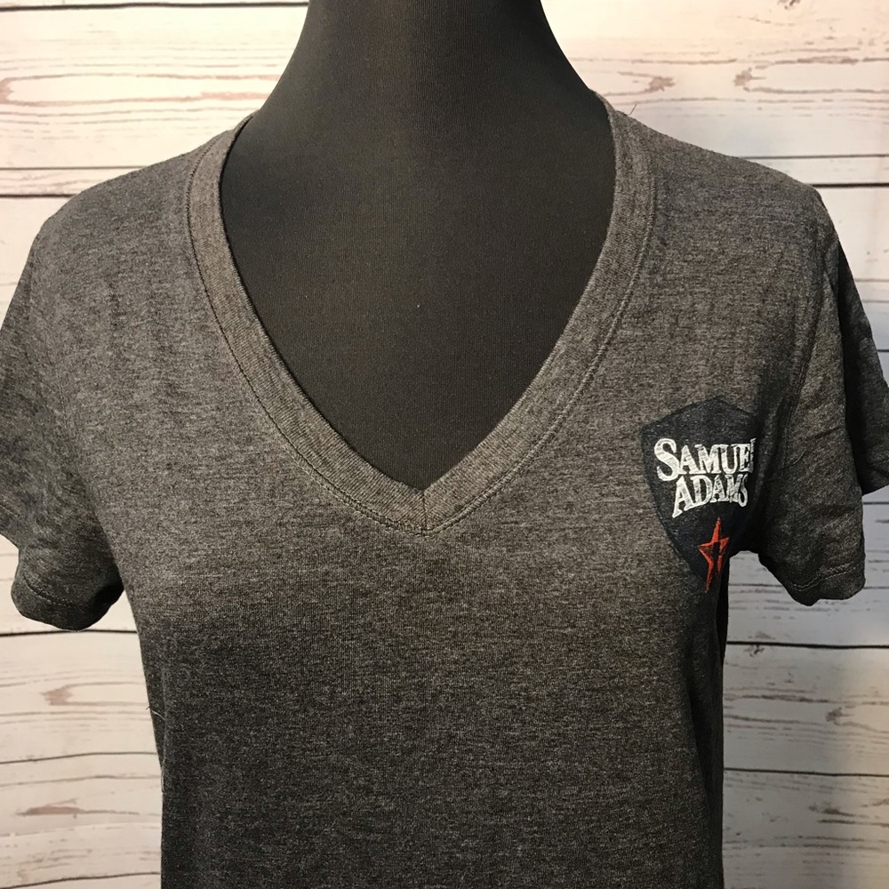 Sam Adams V Neck Tee